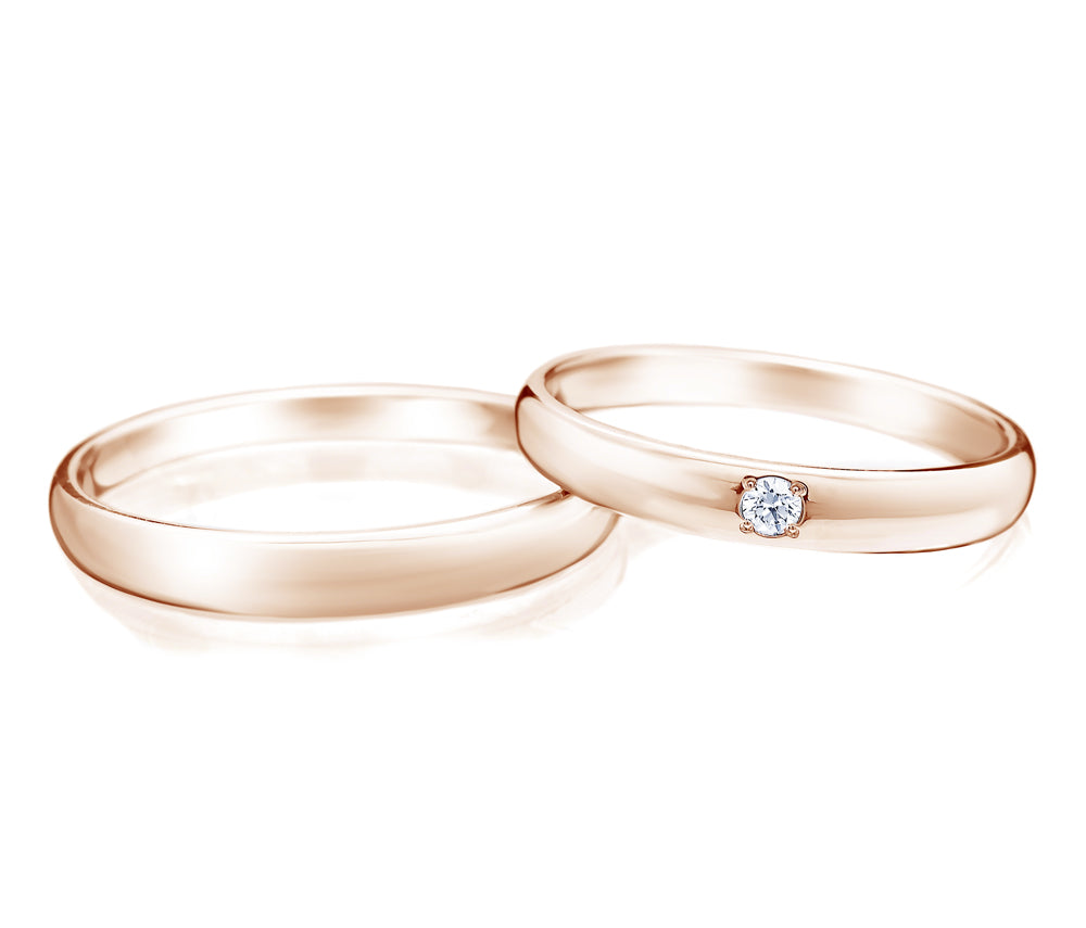 ボートン ペア 結婚指輪［選べる素材・30日返品保証］