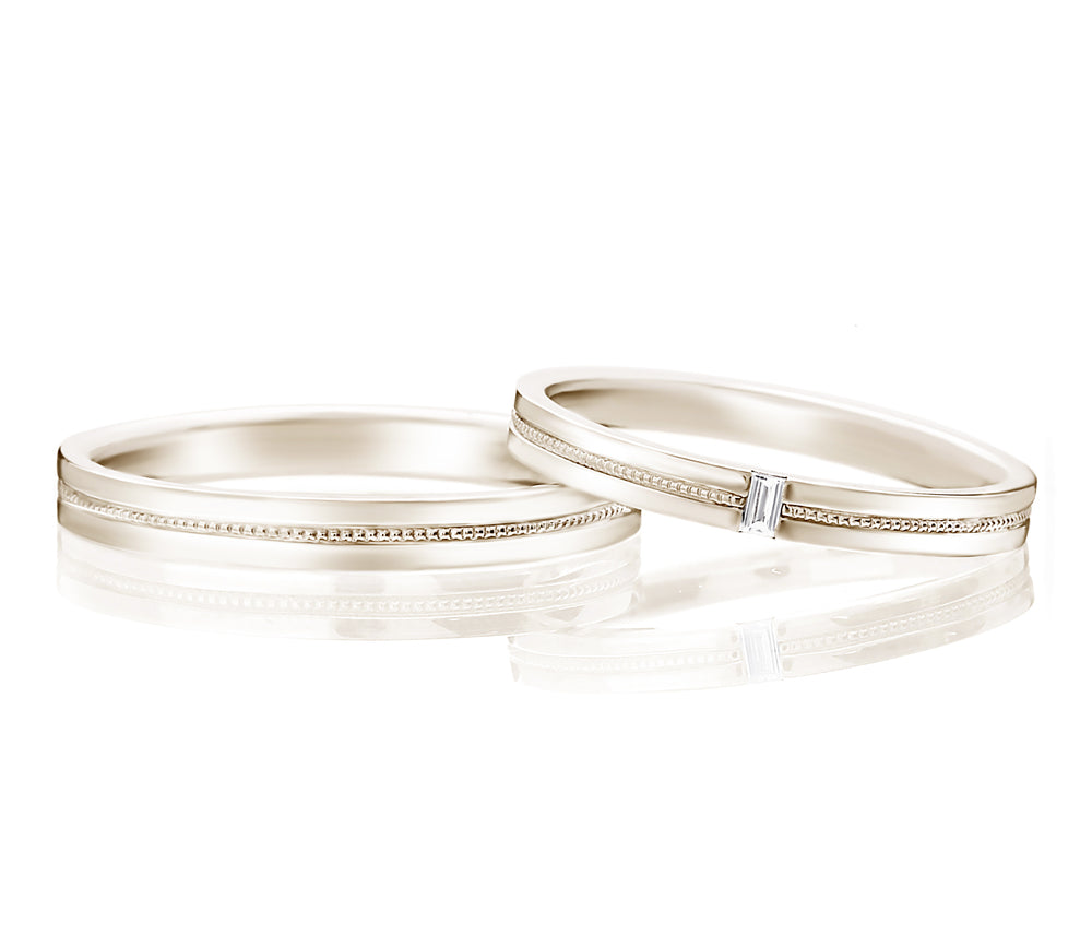 フォレ ペア 結婚指輪［選べる素材・30日返品保証］