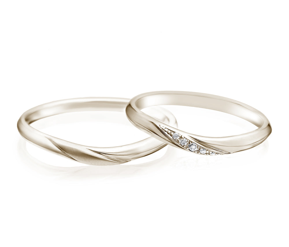 スワン リル ペア 結婚指輪［選べる素材・30日返品保証］ – 結婚