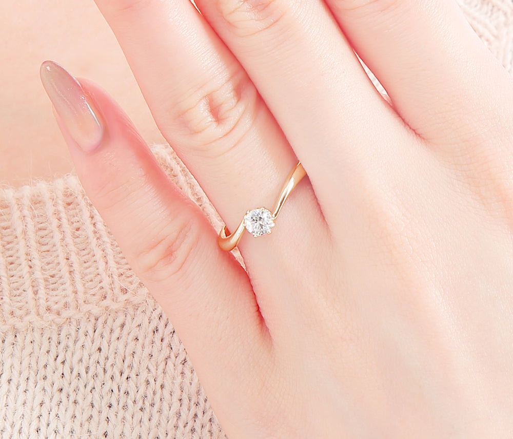 指輪4点 シュナチュール 婚約指輪［選べるダイヤ品質・30日返品保証］ – 結婚