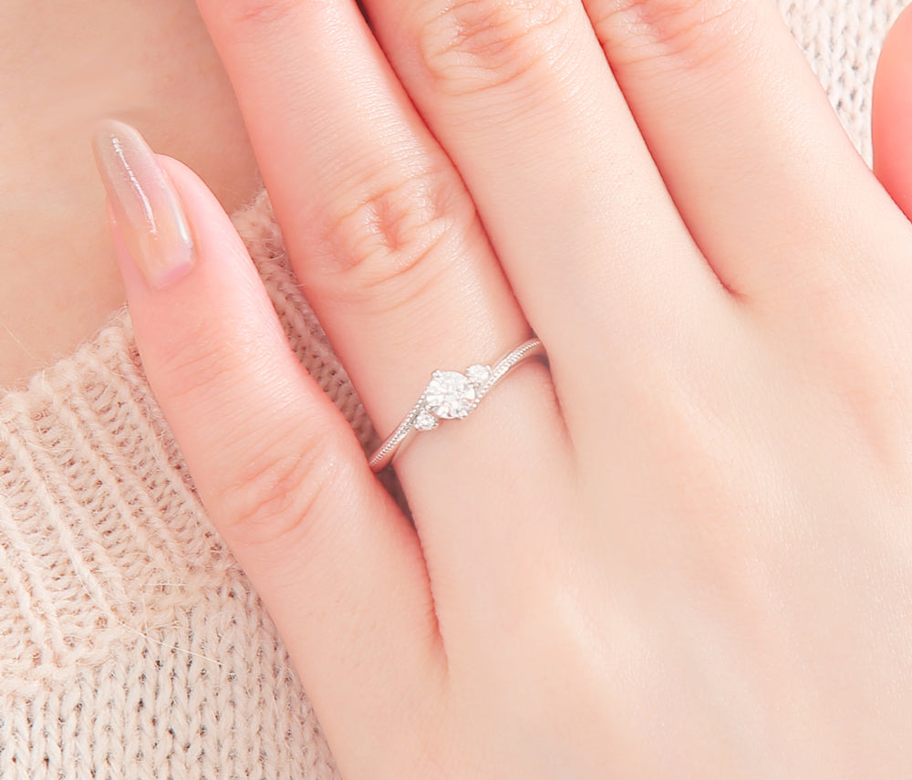 思い出指輪、、、 ノエル 婚約指輪［選べるダイヤ品質・30日返品保証］ – 結婚指輪・婚約